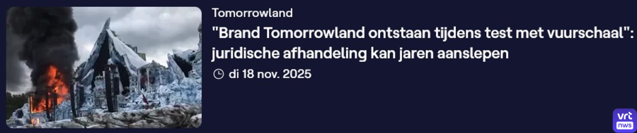 Brand Tomorrowland 2025 - VRT